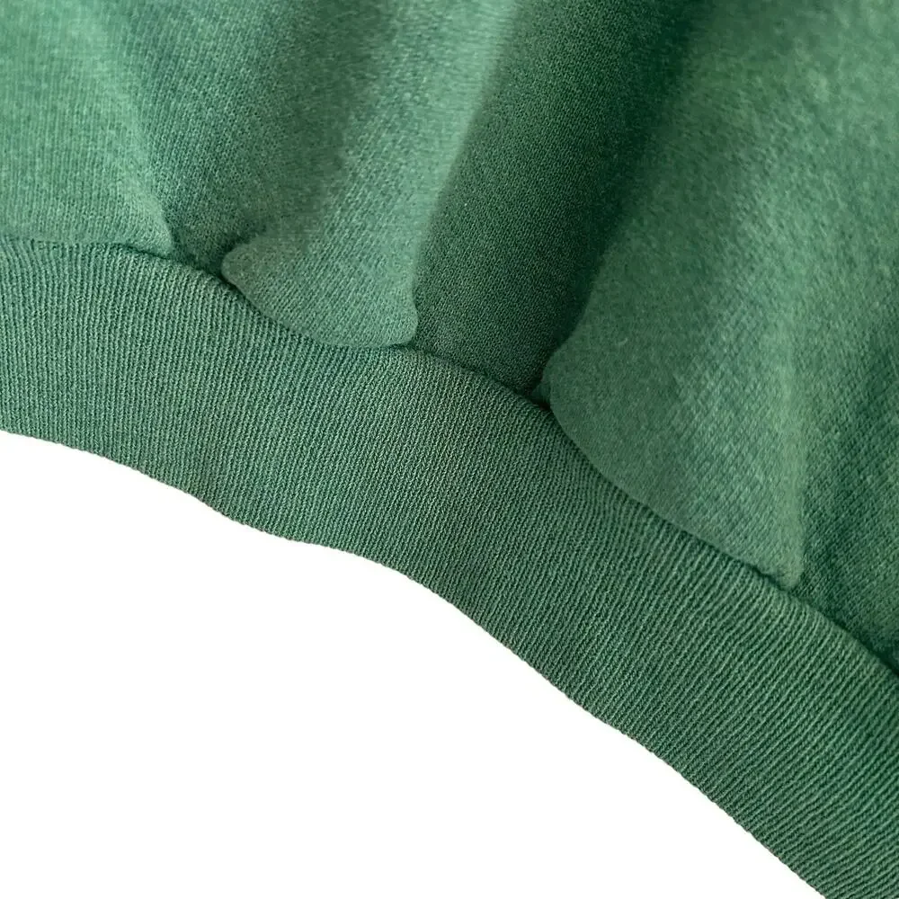 VTG Planet Nike CREWNECK SWEATSHIRT XL 50-50 Cotton Polyester Hunter Green USA